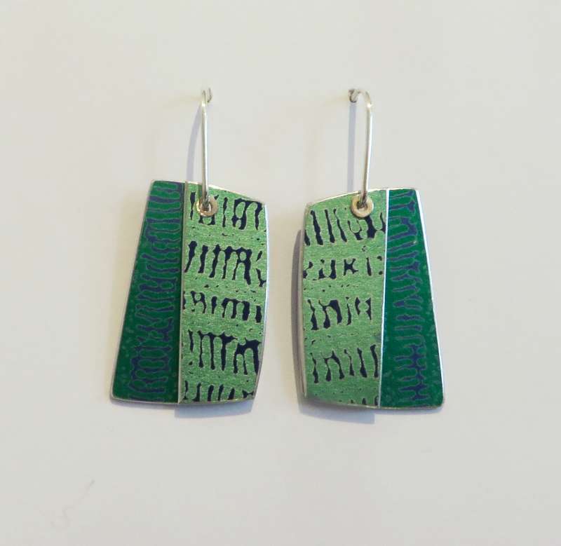 Drop Riveted Earrings